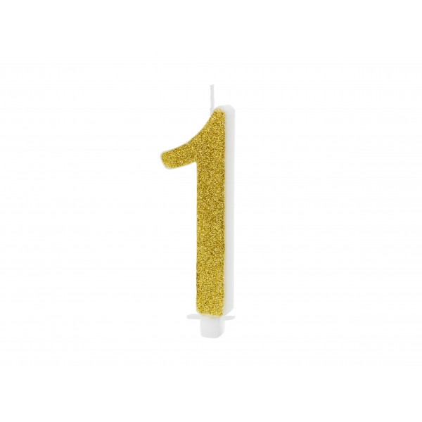 Свеча цифра “1”, 10 см. 