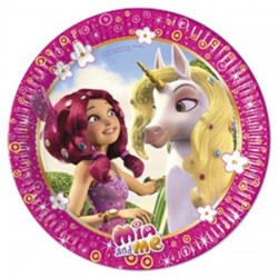 Тарелки  MIA & ME, 20 см, 8 шт.,  бумажные  