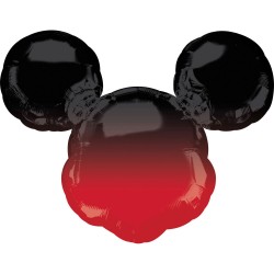 Folijas hēlija balons Mickey Mouse ar ombré efektu, 68 x 53 cm