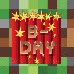 Салфетки Майнкрафт/TNT Party!  25 x 25 см, 16 шт.