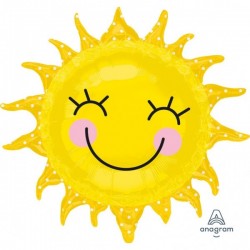 Super figūra Sunshine Sun folijas balons  iepakots 74 x 71 cm
