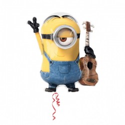 Super figūra Despicable Me Stuart folijas balons  iepakojums 66x71 cm