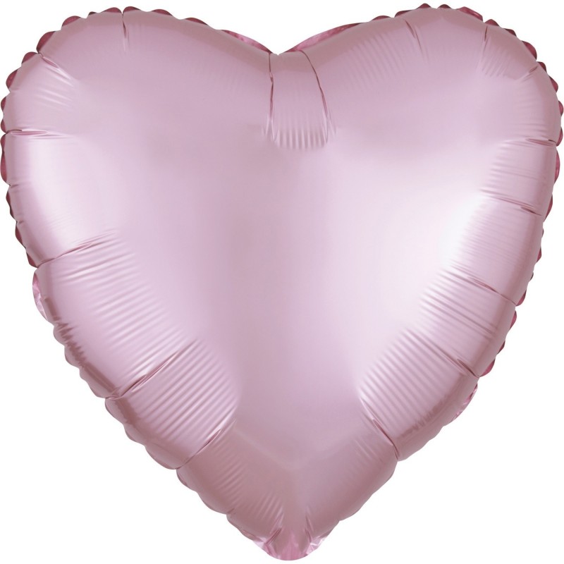 Standarta Satin Luxe Pastel Pink Pink folija balons  iepakots﻿