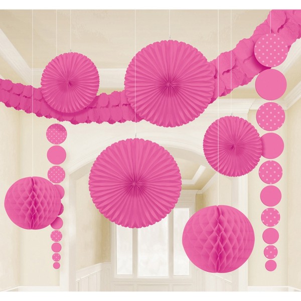 Damaskas dekorēšanas komplekts BrightPink 9.gab.