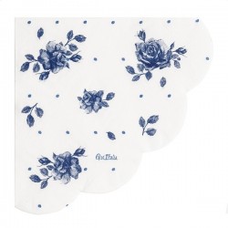 8 PLATES CM 18 BABY CHIC LIGHT BLUE