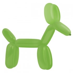 100 Latex Balloons Decorator Modelling Standard E260 Festive Green 114 cm / 45
