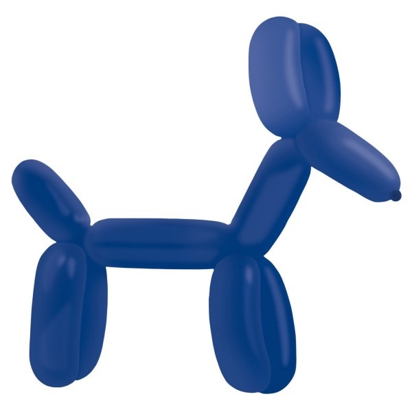 100 Latex Balloons Decorator Modelling Fashion E260 Ocean Blue 114 cm / 45