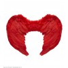 RED FEATHERED WINGS 37x50 cm