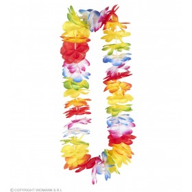 DELUXE MULTICOLOR HAWAIIAN LEI 
