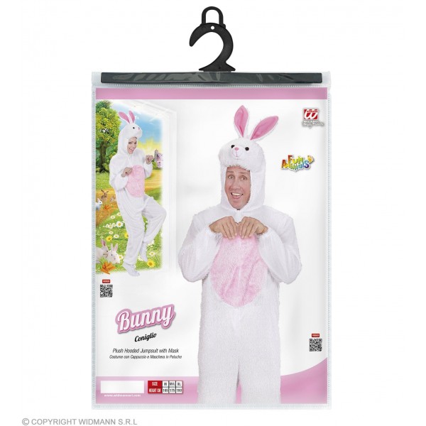 FUNNY BUNNY (hooded jumpsuit with mask) (M/L - h 175 cm) 