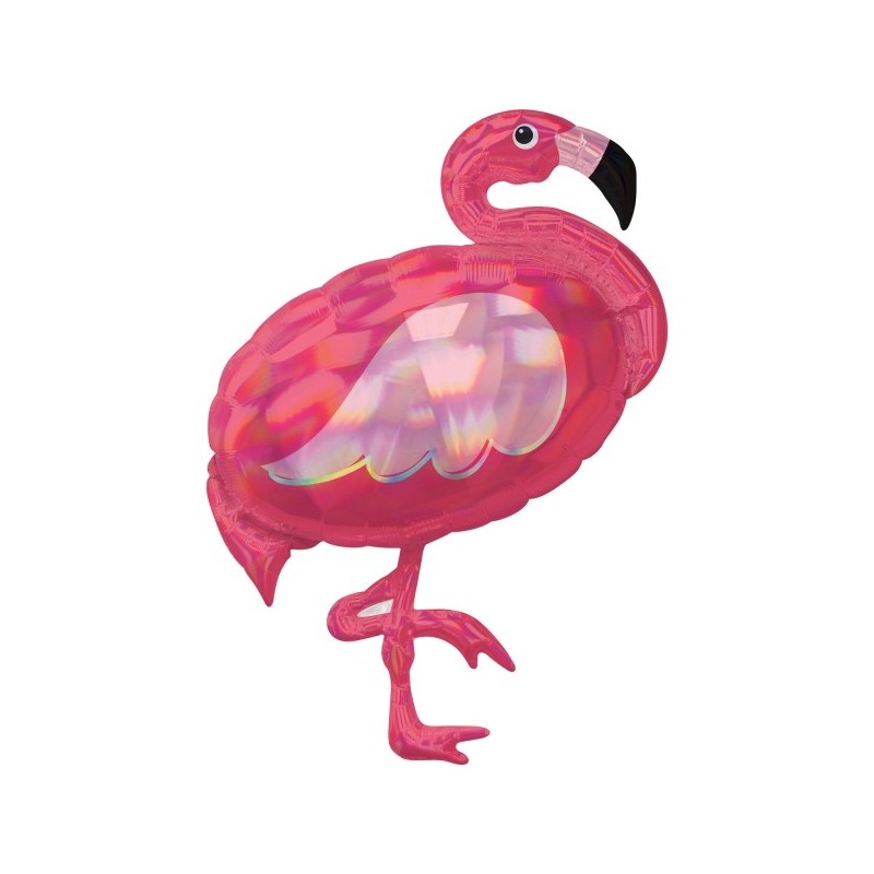 Folija balons “Rozā flamingo”, 71 cm x 83 cm, liela fugūra, P40