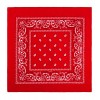 Бандана 55 x 55 см (Черная Красная Белая Коричневая)