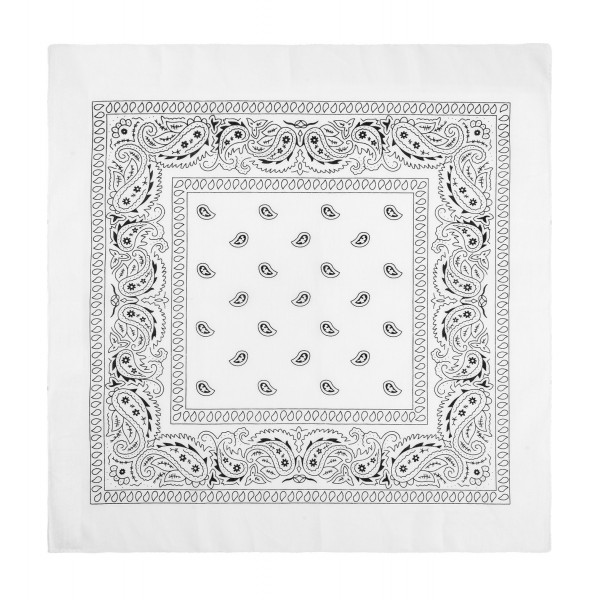 Бандана 55 x 55 см (Черная Красная Белая Коричневая)