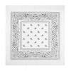 Бандана 55 x 55 см (Черная Красная Белая Коричневая)
