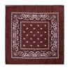 Бандана 55 x 55 см (Черная Красная Белая Коричневая)