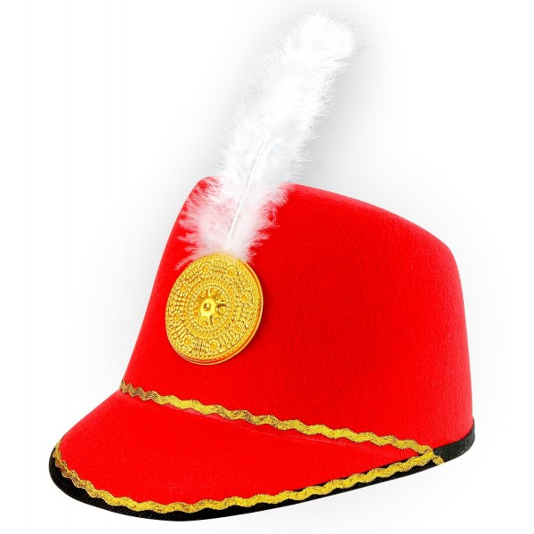 Majorette  cepure , 1 gab., 3 krāsās. zila, sarkana, balta 