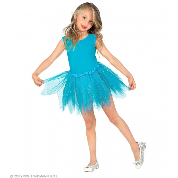 TUTU svārki. 30 cm, azūra, ar vizuļiem 