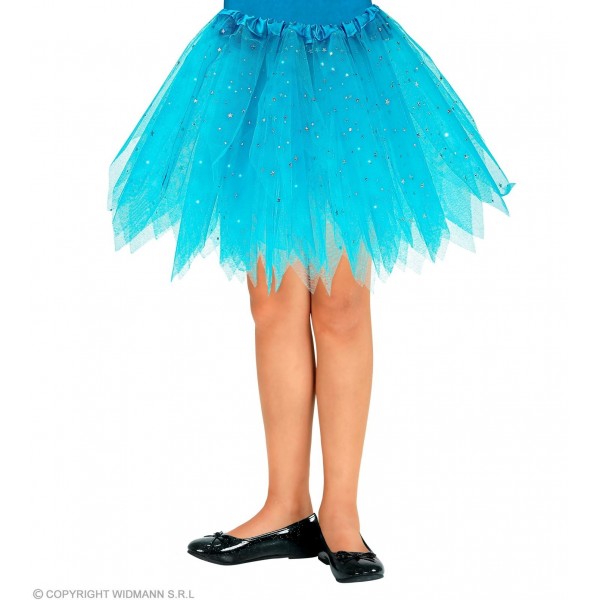 TUTU svārki. 30 cm, azūra, ar vizuļiem 