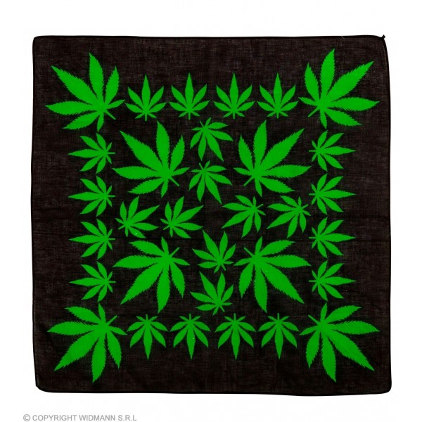 “GANJA BANDANA” 55 x 55 cm - 100% kokvilna