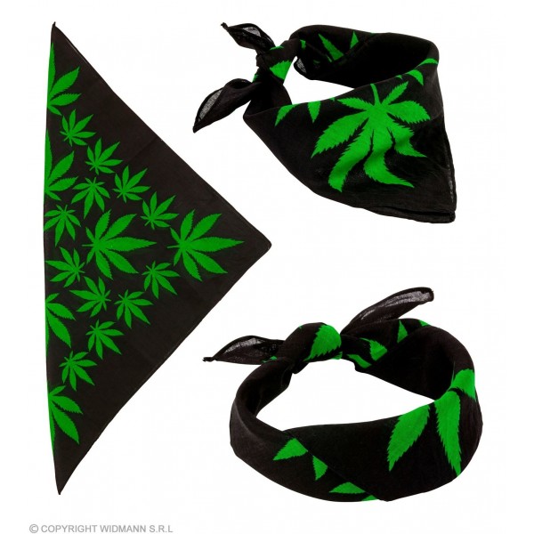 “GANJA BANDANA” 55 x 55 cm - 100% kokvilna