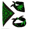 “GANJA BANDANA” 55 x 55 cm - 100% kokvilna