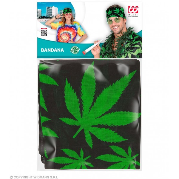 “GANJA BANDANA” 55 x 55 cm - 100% kokvilna