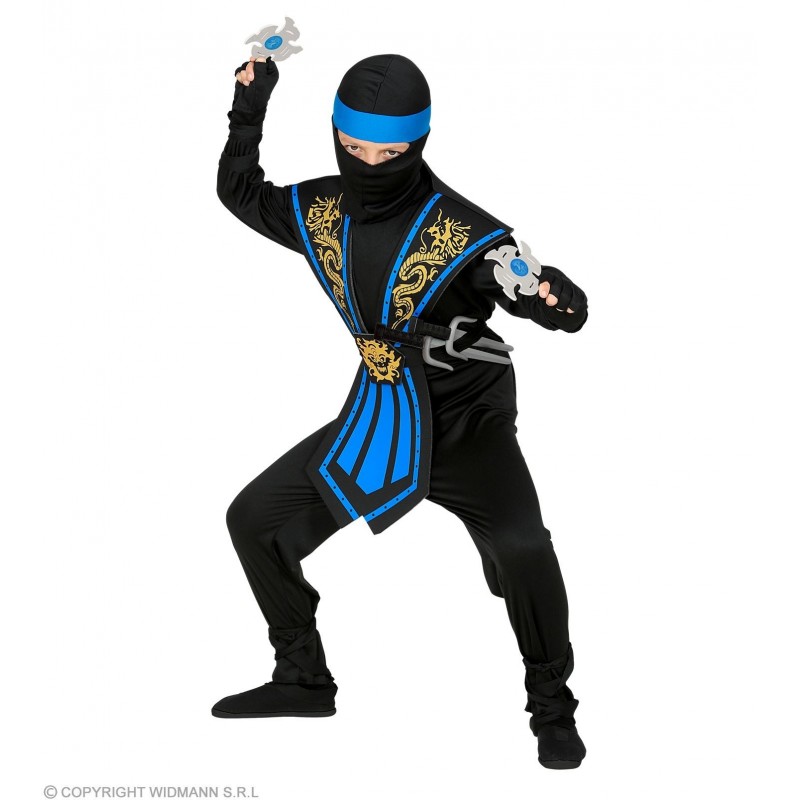 “KOMBAT NINJA AR IEROČIEM” – puišu kostīms (kombinezons, priekšauts, josta, roku un kāju saites, galvas maska un  lakats, cimdi)