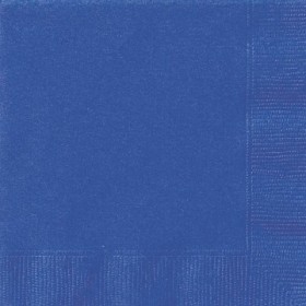 Galda salvetes, zilas, 2 slāņi, 33x33 cm, 20 gab. 