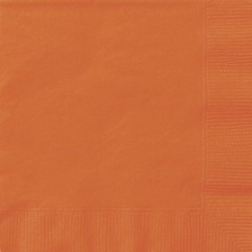 Galda salvetes, oranžas, 2 slāņi, 33x33 cm, 20 gab. 