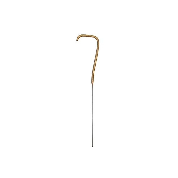 Brīnumsvecīte “7” cipara formā, 17,8 cm, zelta