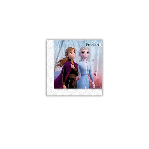 Salvetes "Frozen 2", 33 x 33 cm, 20 gab 