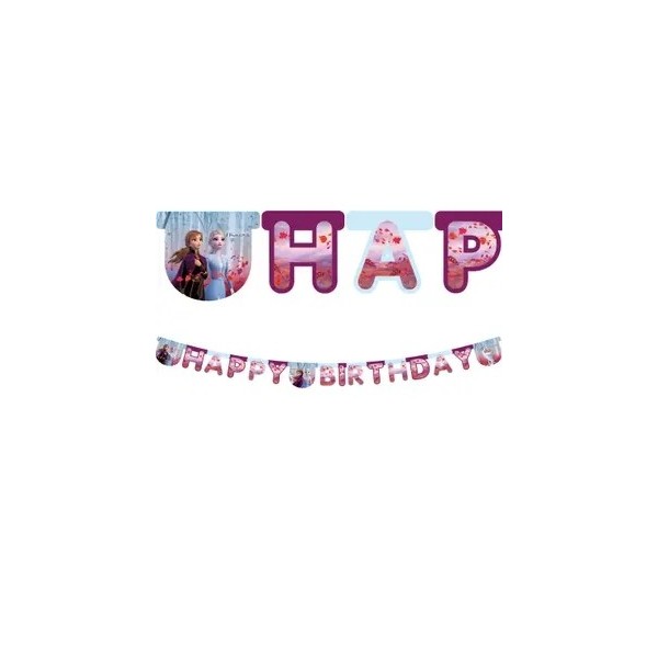 Burtu virtene “Frozen 2 - Happy Birthday", 2 m 