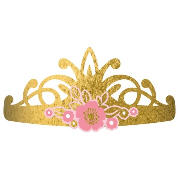 Kronīši "Princešu diena", 8 gab, papīra 