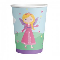 Glāzītes "Princese un bruņinieks", 250 ml, 8 gab 