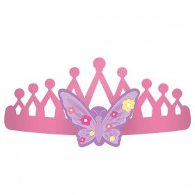 Papīra kronīši "Princese un bruņinieks", 8 gab.. 