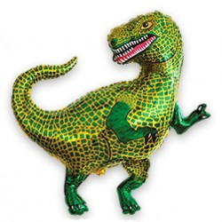 Folija balons Dinozaurs T-Rex, 84 cm x 83 cm, liela fugūra, F1 