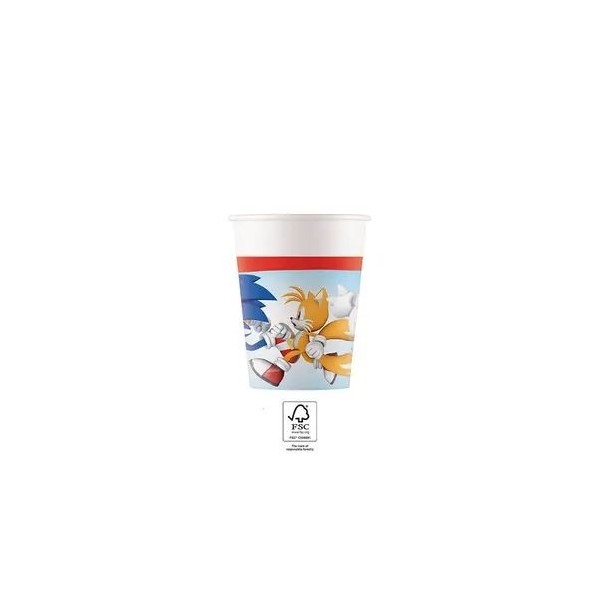 Glāzītes 'Ezis Sonic' 200 ml, 8 gab.
