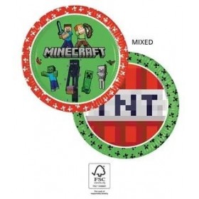 Тарелки 'Minecraft' 23 см, 8 шт.
