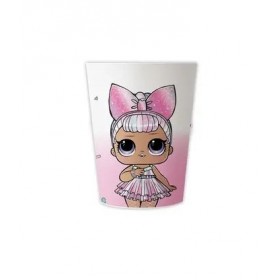 Glāzītes 'LOL' 230 ml, 2 gab, atkārtoti lietojama plastmasa