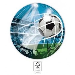 Тарелки 'Футбол' 20 см, 8 шт.