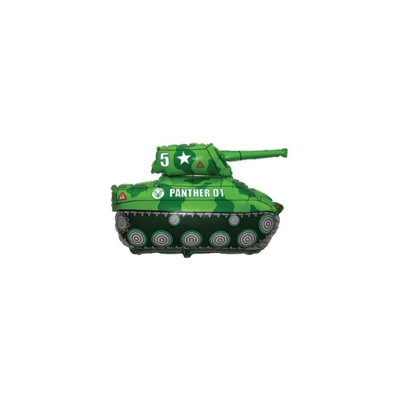 Шар «Танк» фольгированный, большая фигура, 55 х 60 см, FM1 