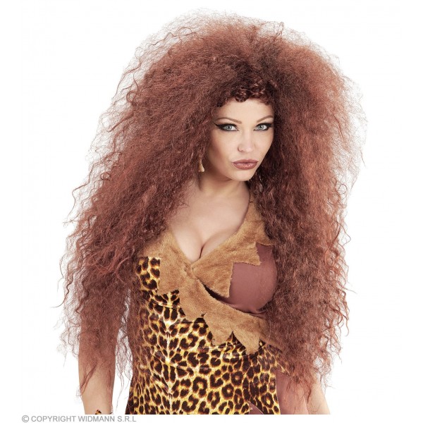 "WILD CAVEWOMAN WIG" in box