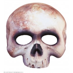 "CHINLESS SKULL FABRIC MASK"