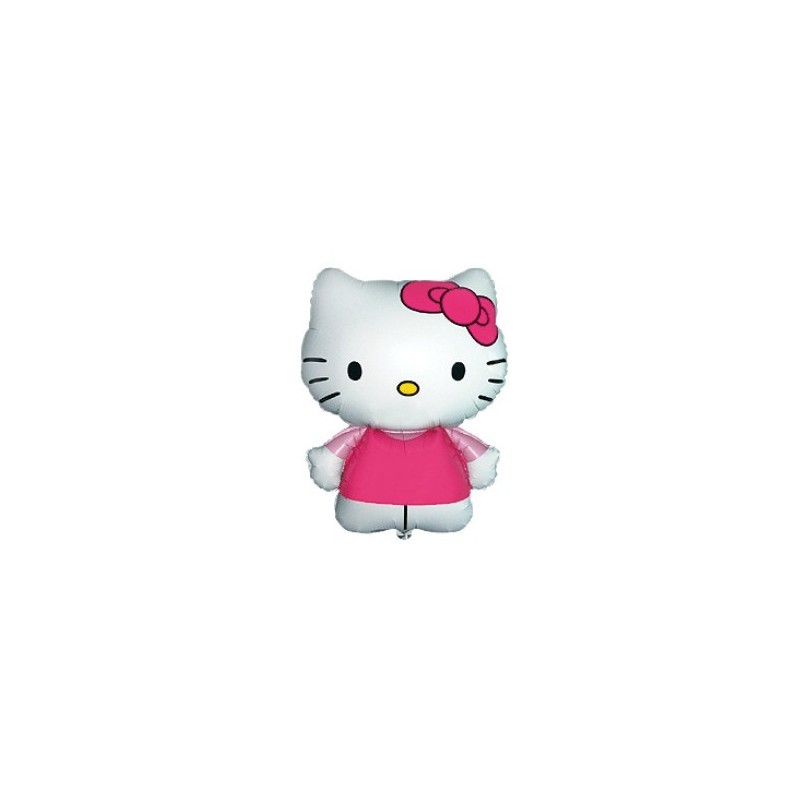 Folija balons “Hello Kitty, rozā”, liela figūra 67 x 49 cm, FM2 