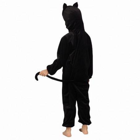 Костюм Черный кот, плюшевый, 104, 116, 128 см 