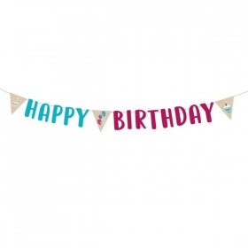 Гирлянда-буквы  HAPPY BIRTHDAY, 180 x 17 см