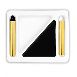 Melnbalts sejas krāsu komplekts - 2 krāsas x 7.2 ml., 2 make-up krītini x 4.5 ml 