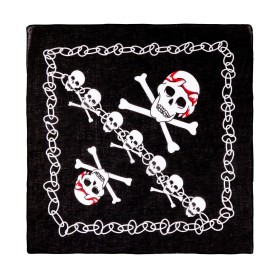 Piratu Bandana ar galvaskausiem 