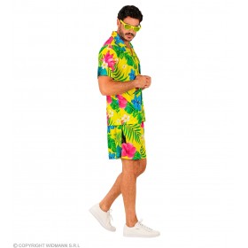 Havaiešu ballīšu komplekts (krekls, šorti), L/XL