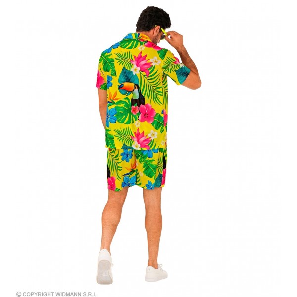 Рубшака и шорты в гавайском стиле, (L/XL)